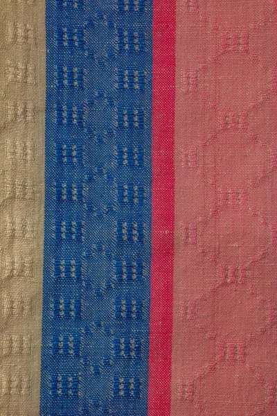 Деталі Крупним Планом Багатокольорових Зразків Текстури Тканини — стокове фото