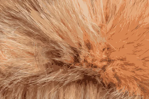 Realistic illustration close-up of real silver fox fur. Good background.