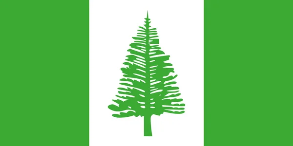 Bandeira Ilha Norfolk Bandeira Nacional Ilha Norfolk Bandeira Ilha Símbolo — Fotografia de Stock