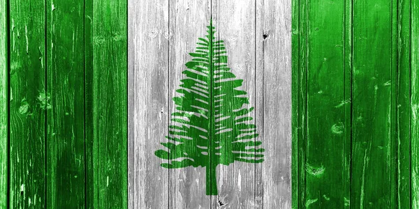 Bandeira Norfolk Island Fundo Texturizado Colagem Conceitos — Fotografia de Stock