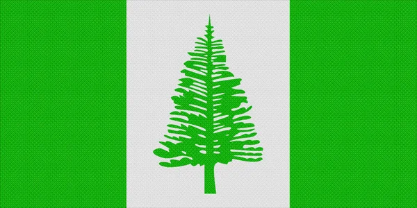 Bendera Pulau Norfolk Dengan Latar Belakang Bertekstur Konsep Kolase — Stok Foto