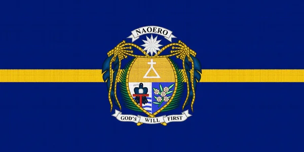 Flaga Nauru Teksturowanym Tle Kolaż Koncepcyjny — Zdjęcie stockowe