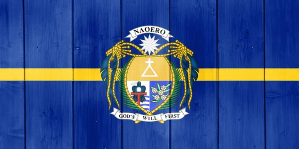 Bandeira Nauru Num Fundo Texturizado Colagem Conceitos — Fotografia de Stock