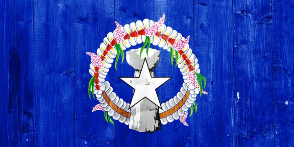 Bandeira Das Ilhas Marianas Norte Sobre Fundo Texturizado Colagem Conceitos — Fotografia de Stock
