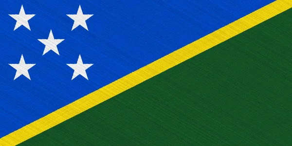 Vlag Van Solomon Island Een Gestructureerde Achtergrond Concept Collage — Stockfoto
