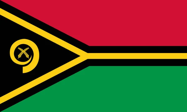 Flaga Ilustracyjna Vanuatu Flaga Vanuatu Przeszłości Symbol Bandery Vanuatuanu — Zdjęcie stockowe