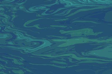 Su dalgalanması dokusu tasviri. Gün batımında dalgalı su yüzeyi, suda yansıyan altın ışık..