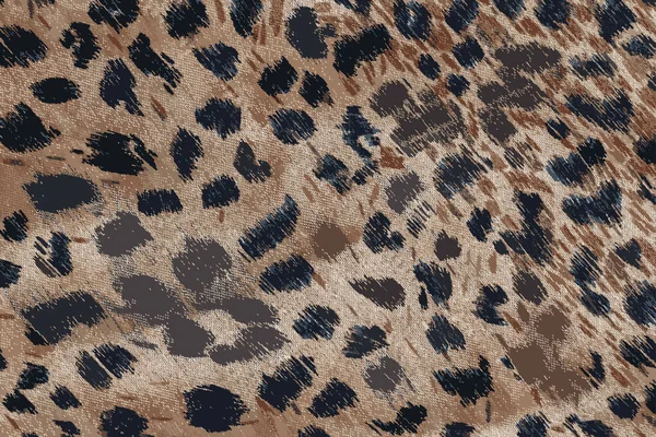 真实的背景说明与豹的纹理 近距离 豹纹织物 — 图库照片