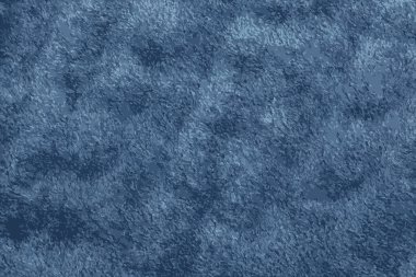 Yumuşak halı içinde mavi, desenli ve tüylü kumaş ve mobilya dış dekorasyonu için kadife. Boş homojen malzeme dokusu ve boş arkaplan.