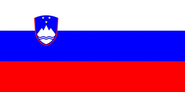 Szlovénia Nemzeti Szövet Zászló Textil Háttér Nemzetközi Világ Európai Országának — Stock Fotó