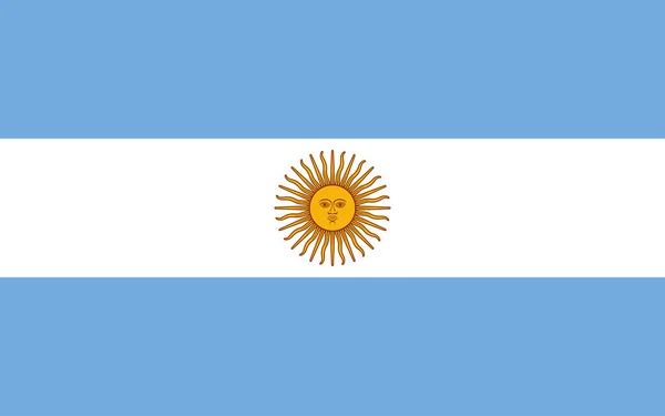 Argentiniens Flagge Hintergrund Der Argentinischen Flagge Flaggensymbol Argentiniens — Stockfoto