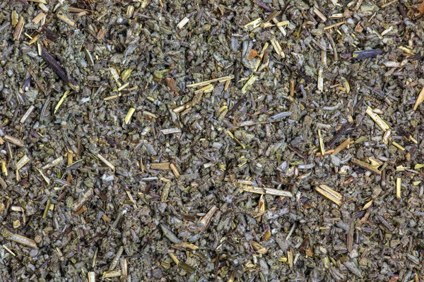 Háttér Zsálya Száraz Gyógynövény Tealevelek Felső Nézet Salviae Folia Háttér — Stock Fotó