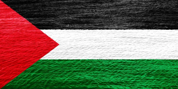 Bandera Estado Palestina Sobre Fondo Texturizado Concepto Collage —  Fotos de Stock