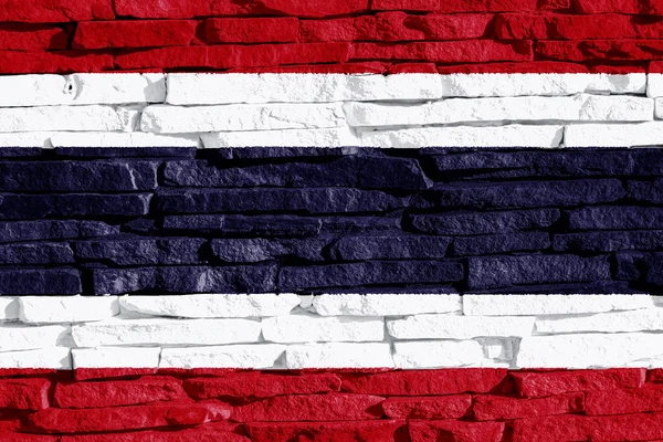 Bandeira Reino Tailândia Sobre Fundo Texturizado Colagem Conceitos — Fotografia de Stock