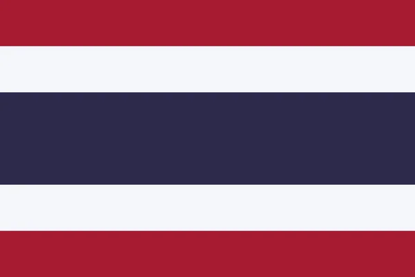 Oficjalna Obecna Flaga Herb Królestwa Tajlandii Flaga Państwa Królestwa Tajlandii — Zdjęcie stockowe
