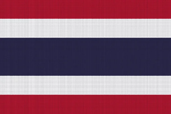 Flagge Des Königreichs Thailand Auf Einem Strukturierten Hintergrund Konzeptcollage — Stockfoto
