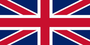 Büyük Britanya 'nın resmi bayrağı. Birleşik Krallık bayrağı. Görüntü.