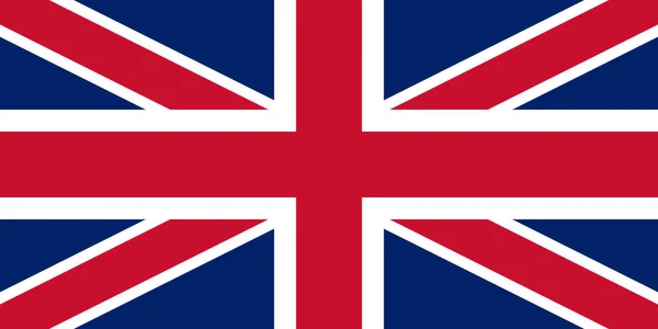 Oficjalna Flaga Wielkiej Brytanii Flaga Państwa Zjednoczonego Królestwa Ilustracja — Zdjęcie stockowe