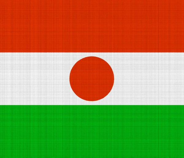 Flaga Republiki Nigru Teksturowanym Tle Kolaż Koncepcyjny — Zdjęcie stockowe