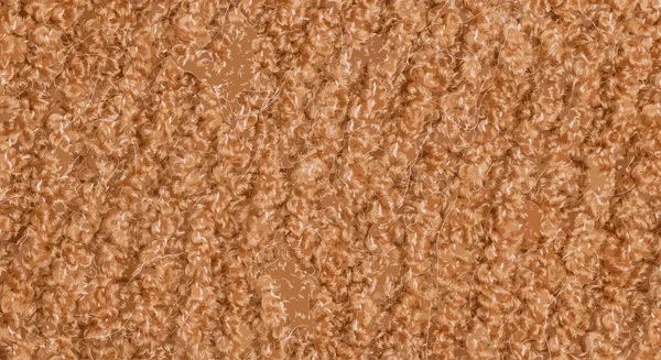 Realistic Vector Illustration Knitted Wool Textile Background Texture Light Beige — Stock Vector