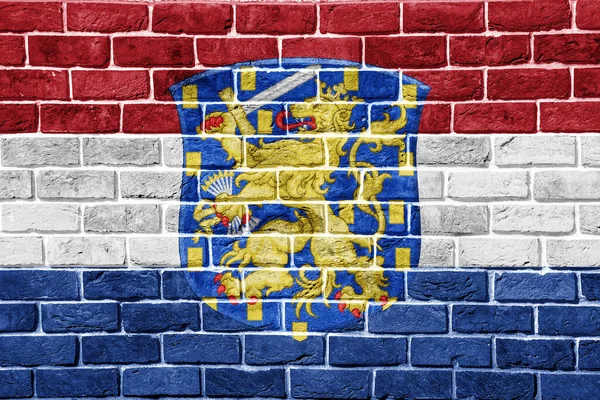 Flagge Und Wappen Der Karibischen Niederlande Auf Strukturiertem Hintergrund Konzeptcollage — Stockfoto
