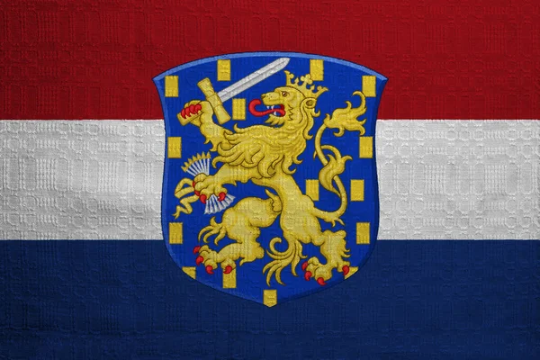 Vlajka Erb Karibiku Nizozemsko Texturovaném Pozadí Koncepční Koláž — Stock fotografie