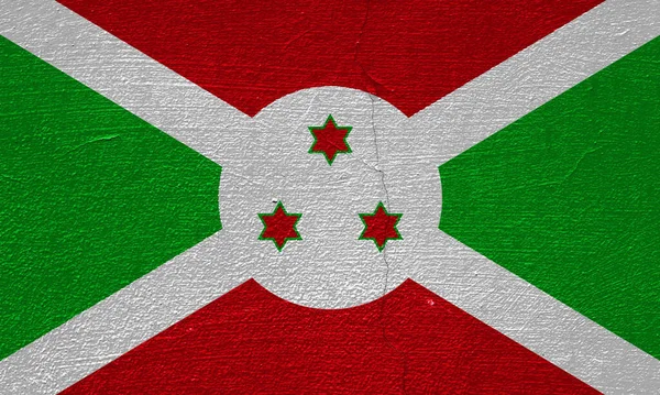 Флаг Республики Бурунди Текстурированном Фоне Концепция Коллажа — стоковое фото