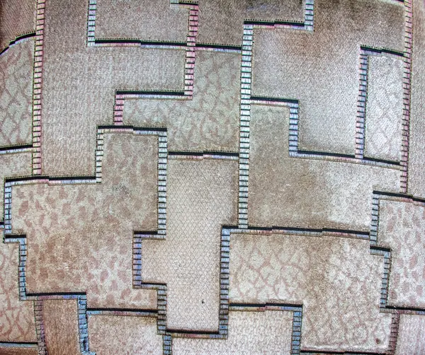 Geometric Pattern Gray Fabric Furniture Jacquard Fabric Geometric Pattern — Foto Stock