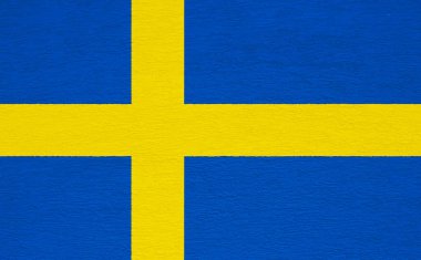 Özgeçmişinde İsveç Krallığı bayrağı var. Kavram kolajı.
