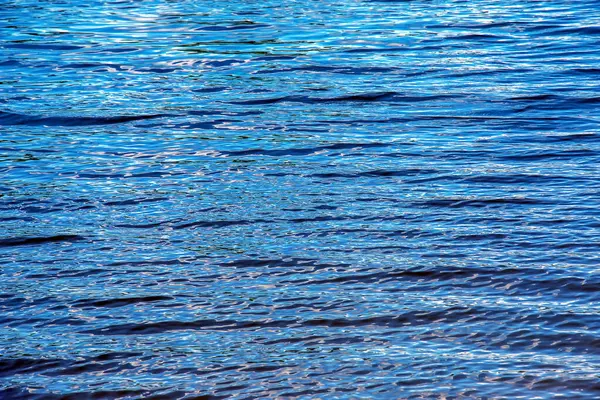 Water ripple texture background. Wavy water surface during sunset, golden light reflecting in the water.