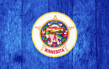 ABD 'nin Minnesota eyaletinde dokulu bir geçmişi var. Kavram kolajı.