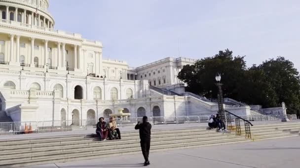 Washington États Unis 2023 Bâtiment Capitol Des États Unis Washington — Video