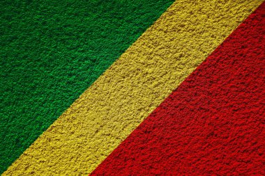 Özgeçmişinde Kongo Cumhuriyeti bayrağı var. Kavram kolajı.