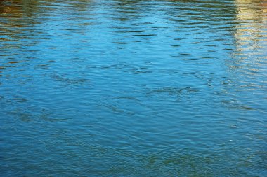 Salzach nehrinin su yüzeyinin arka planı. Bir dağ nehrinin su dokusu.