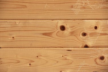 Beyaz don desenli kahverengi ahşap doku. Kış arkaplanı.