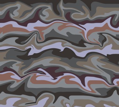 Vektör çizimi. Gri, beyaz ve siyah renklerde soyut dalgalı arkaplan.