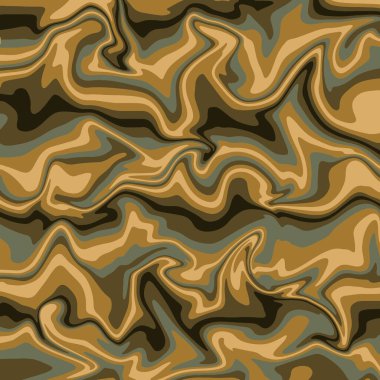 İllüzyon. Turuncu ve gri tonlarda soyut dalgalı arkaplan