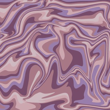 Vektör çizimi. Pembe, beyaz ve leylak renklerinde soyut dalgalı arkaplan.