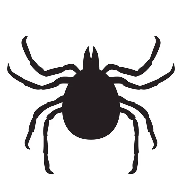 Marque Ilustración Vector Insecto Estilo Plano Simple Aislado Sobre Fondo — Vector de stock