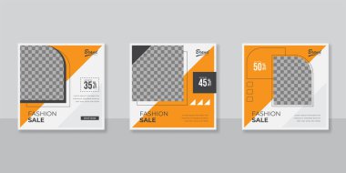 Moda tanıtımı sosyal medya paylaşım şablonları