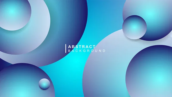 Modern Blue Abstract Background Template — Image vectorielle