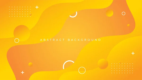Dégradé Abstrait Jaune Fond Design — Image vectorielle