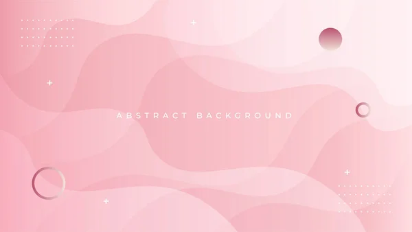 Rosa Vågigt Abstrakt Bakgrund Design — Stock vektor