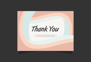 teşekkür kartı tasarım şablonu