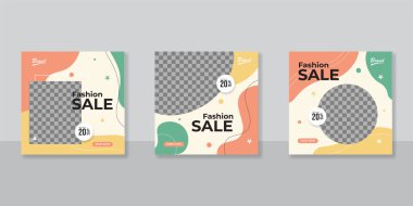 Minimalist Fashion social media post templates