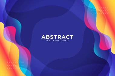 Sıvı şekilli modern soyut arkaplan