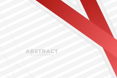 Red white professional geometric background design