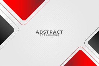 Beyaz arkaplan vektöründe kırmızı eğri