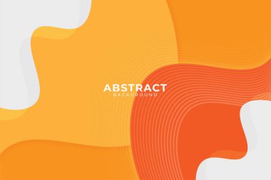 Dinamik soyut şekilli sarı arkaplan