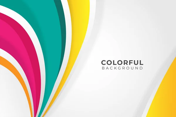 Colorful Background Abstract Shapes — Stock Vector